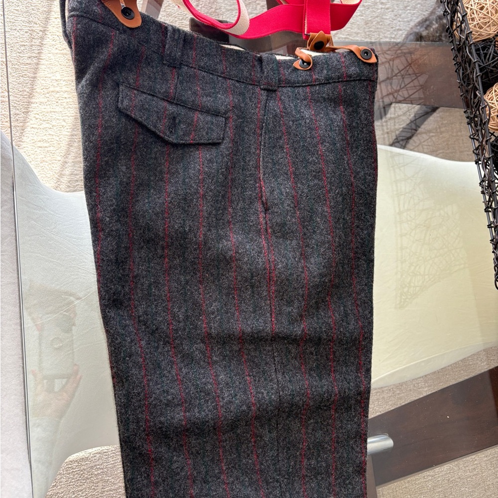 LL BEAN Vtg Wool Field Pants Mens 38x29 Thick Sturdy Hunting Winter Classic.